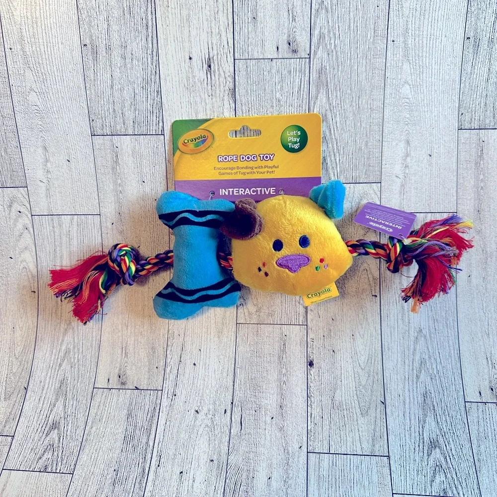 🌵3/$15 Crayola Rope Dog Interactive Toy (see description)